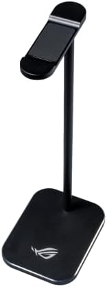 ASUS ROG Metal Gaming Headset Stand | Aluminum Structure, Stable Base, Durable & Scratch-Resistant Build, Rubber Nonslip Feet, Tall Headset Clearance, Easy to Assemble