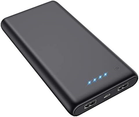Portable Charger Power Bank 25800mAh Huge Capacity External Battery Pack,Dual Output High Speed Charging Power bank with 4 LED Indicator Compatible With iPhone 15/14/13/12/8,Samsung Android Phone etc
