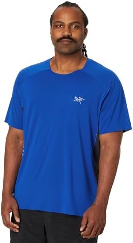 Arc'teryx Norvan Downword Logo Shirt SS Men's | Mountain Running Shirt with a Reflective Graphic