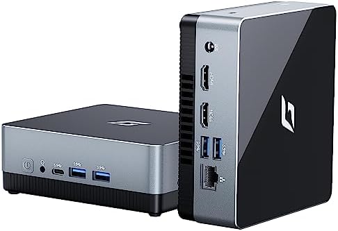 CyberGeek Nano A1 Mini PC Computers Win 11 Pro, N100 Mini Computer 16GB RAM 1TB PCIe SSD, Micro Desktop Computers Support 4K Dual Display/USB3.0/WiFi 6/BT5.2/RJ45/VESA Office/Home