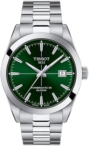 Tissot Men's Gentleman Auto Swiss Automatic Dress Watch with Stainless Steel Strap