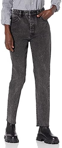 Emporio Armani Women's 5 Pocket Carrot Dark Denim Washes