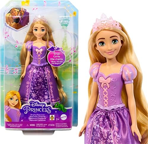 Mattel Disney Princess Rapunzel Singing Fashion Doll, Sings "When Will My Life Begin?" from Mattel Disney Tangled Movie