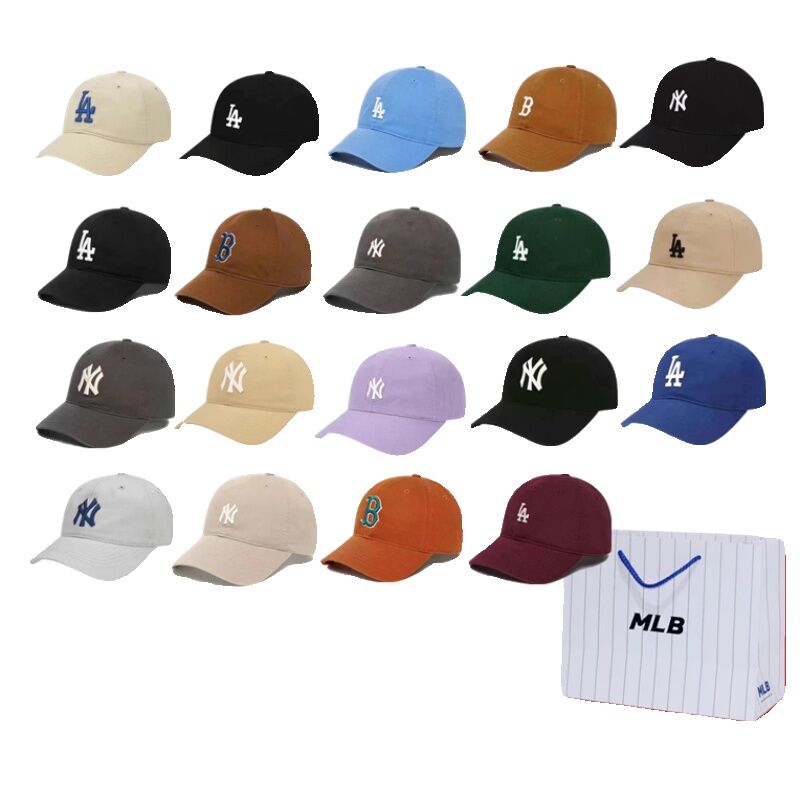 Baseball MLB Korean New Style Baseball Cap Soft Top Small Icon NY Sports La Peaked Cap Star Same Style Baseball Cap Cp77/66