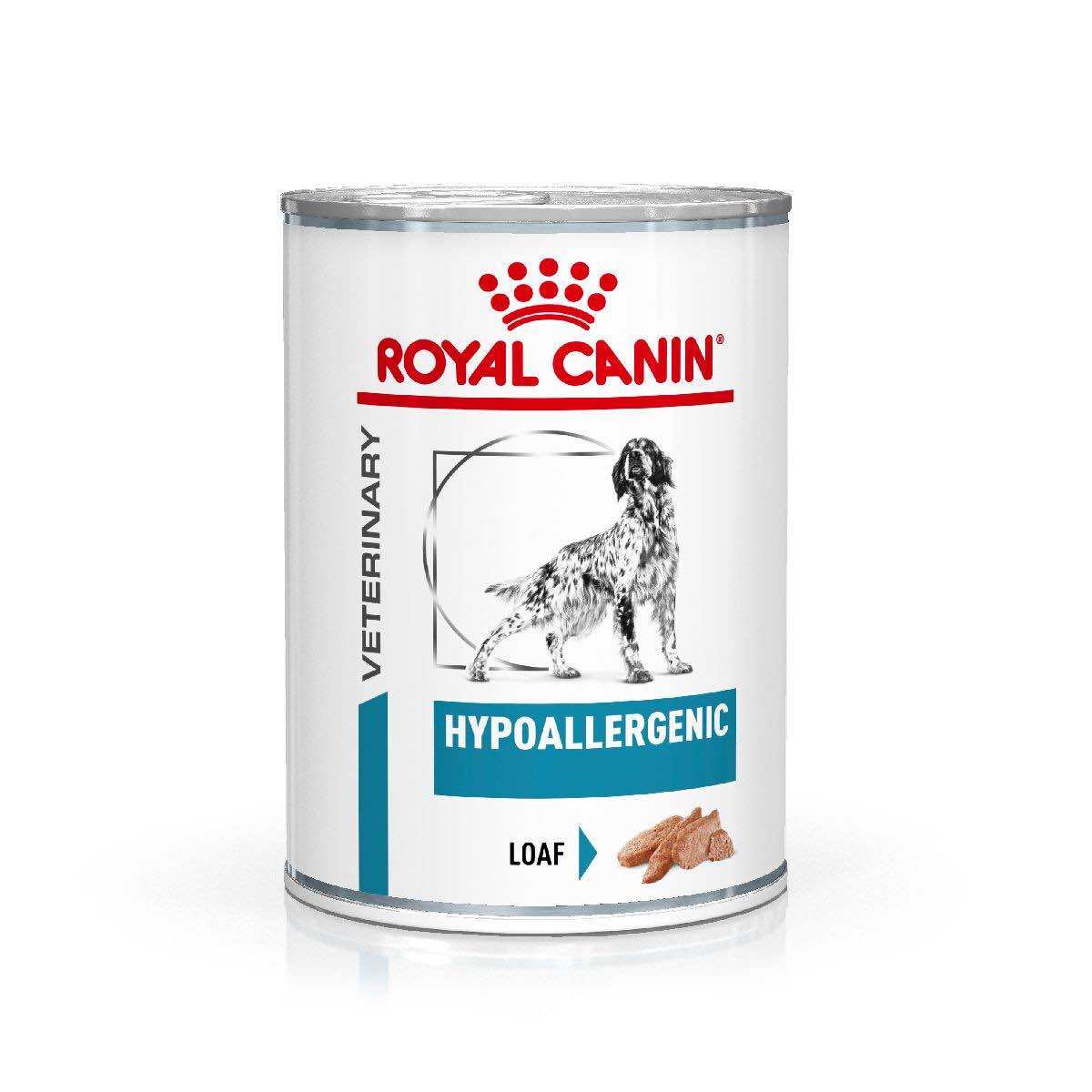 Royal canin Hypoallergenic : Wet Can 400g x 12 dog canine food