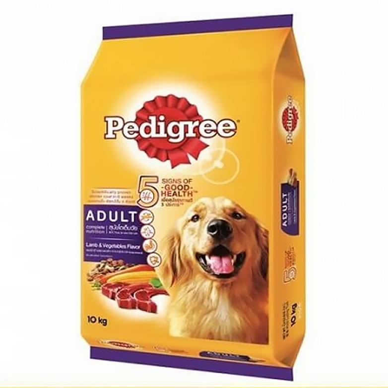 Pedigree Adult Lamb and Vegetable Flavour 10kg Dog Food