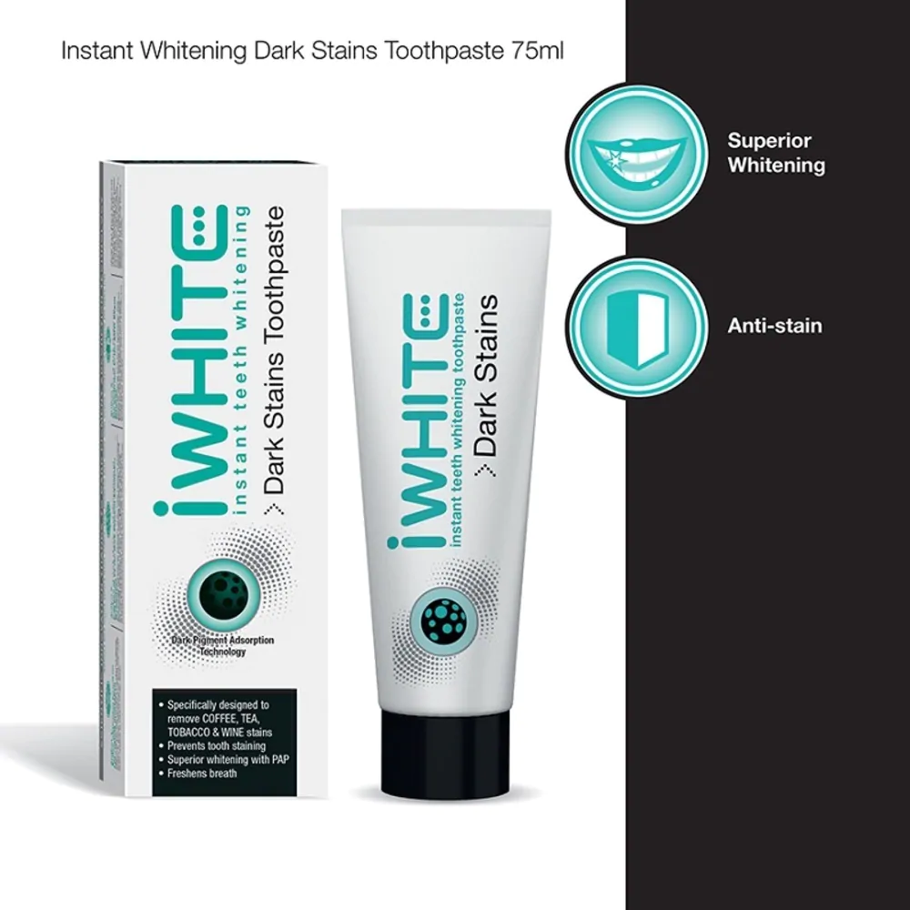 IWHITE Instant Dark Stains Whitening Toothpaste 75Ml