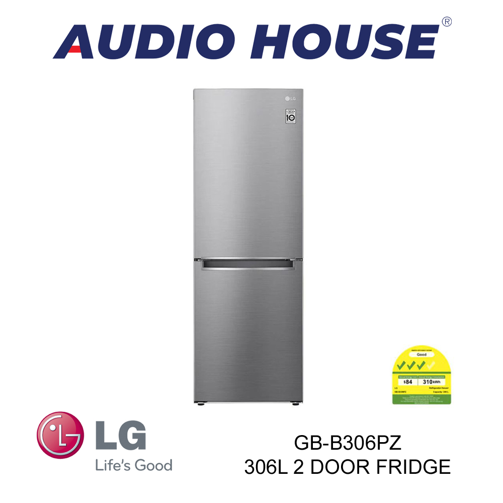 [BULKY] LG GB-B306PZ 306L 2 DOOR FRIDGE ***2 YEARS WARRANTY***