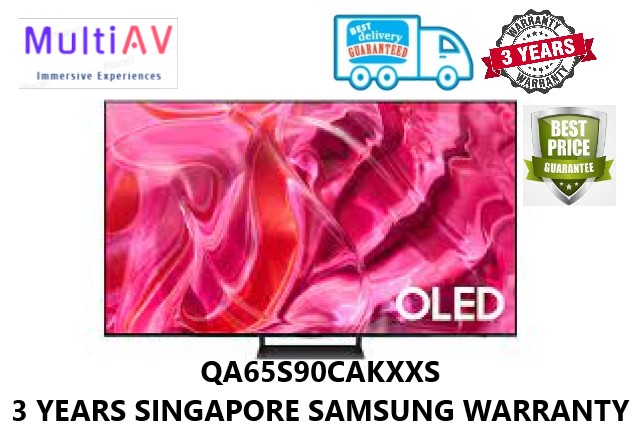 SAMSUNG QD-OLED QA65S90CAKXXS * 65INCH 4K ULTRA HD SMART TV * BEST OLED LAUNCH OF THE YEAR * 2023 NEW MODEL * 100% COLOUR * 100% CONTRAST * LASER SLIM DESIGN * 65S90C * 65S90 * QA65S90C *3 YEARS SINGA
