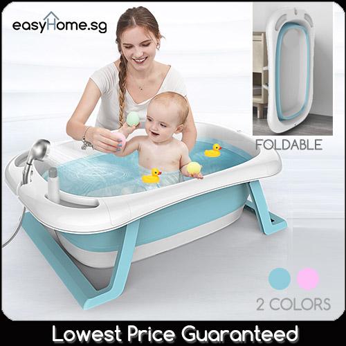 Children Folding Bath Tub BZ201 / Foldable Shower Basin Kids Baby Bathing bathtub