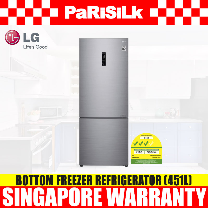 (Bulky) LG GB-B4452PZ Bottom Freezer Refrigerator (451L)