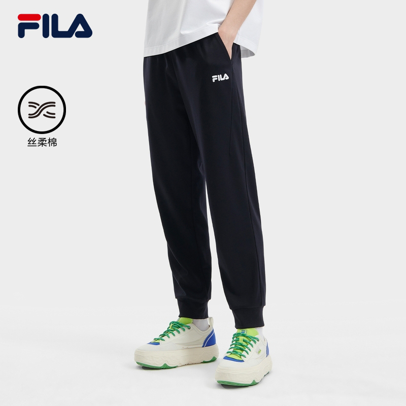FILA CORE WHITE LINE HERITAGE Women Knit Pants in Navy