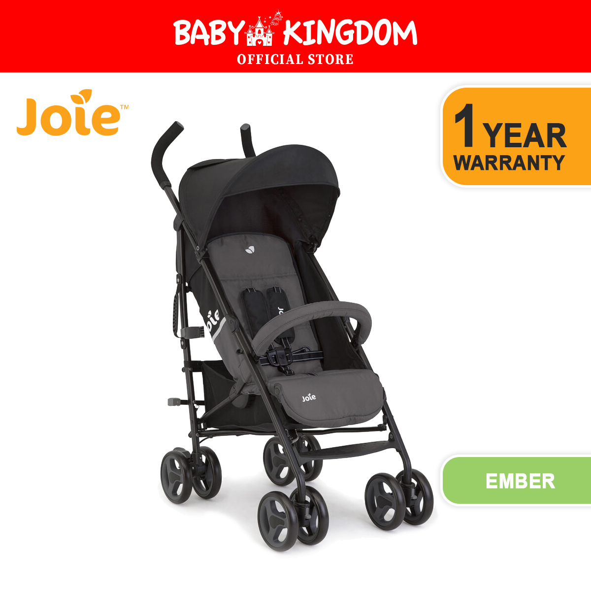 Joie Nitro Lx Stroller  (1 Year Warranty)