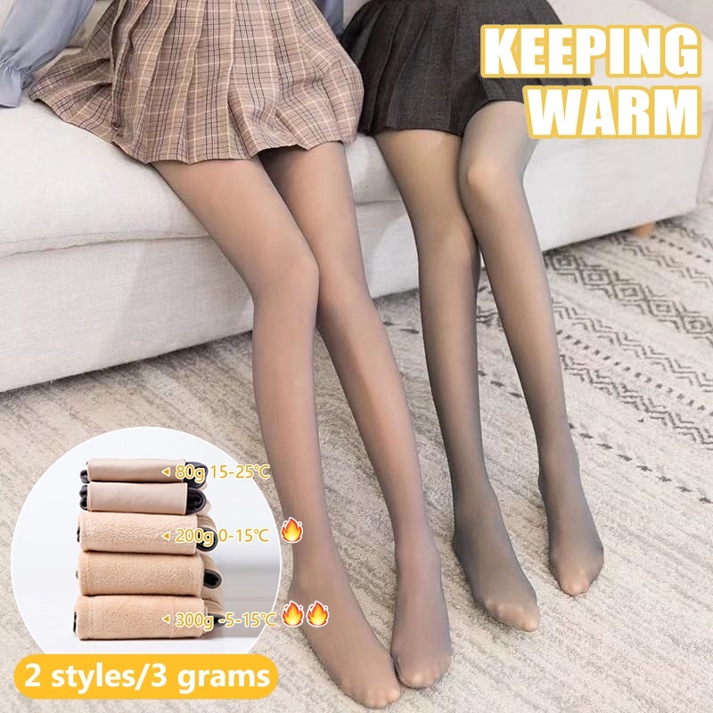 ▩❈ 300g Women Leggings Inside Thicken Fur Winter Warm Fleece Lined Tights Pants Thermal Stretchy Leggings